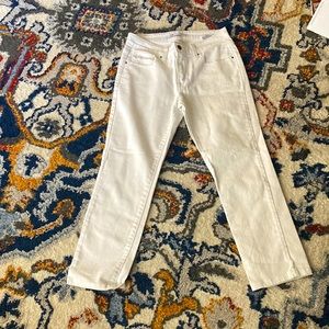 All white pants from Levi’s